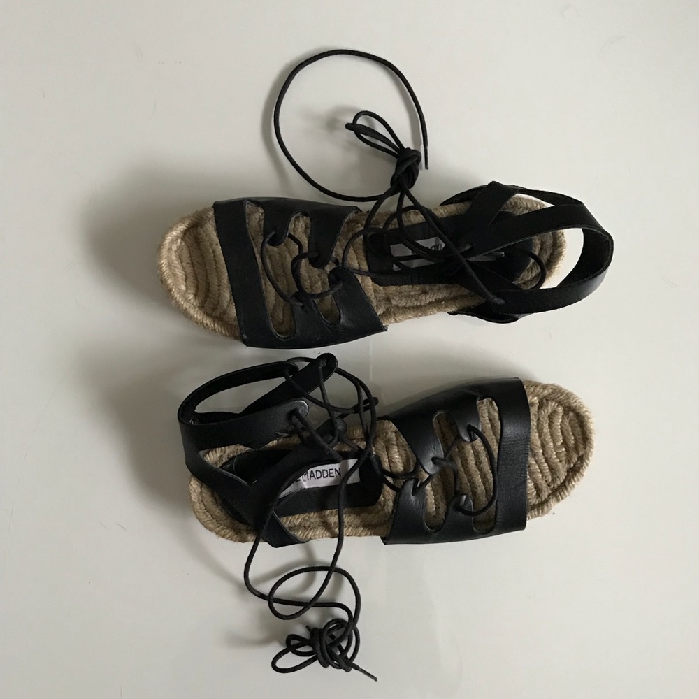 Steve Madden “Tie Me Up” gladiator sandals